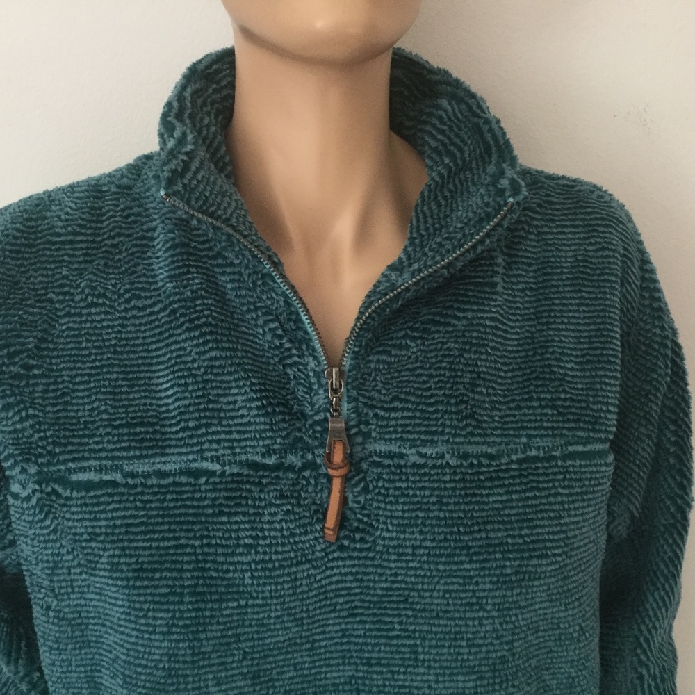 True Grit Luxe Fleece 1/4 Zip Pullover Sweater - Picture 3 of 6
